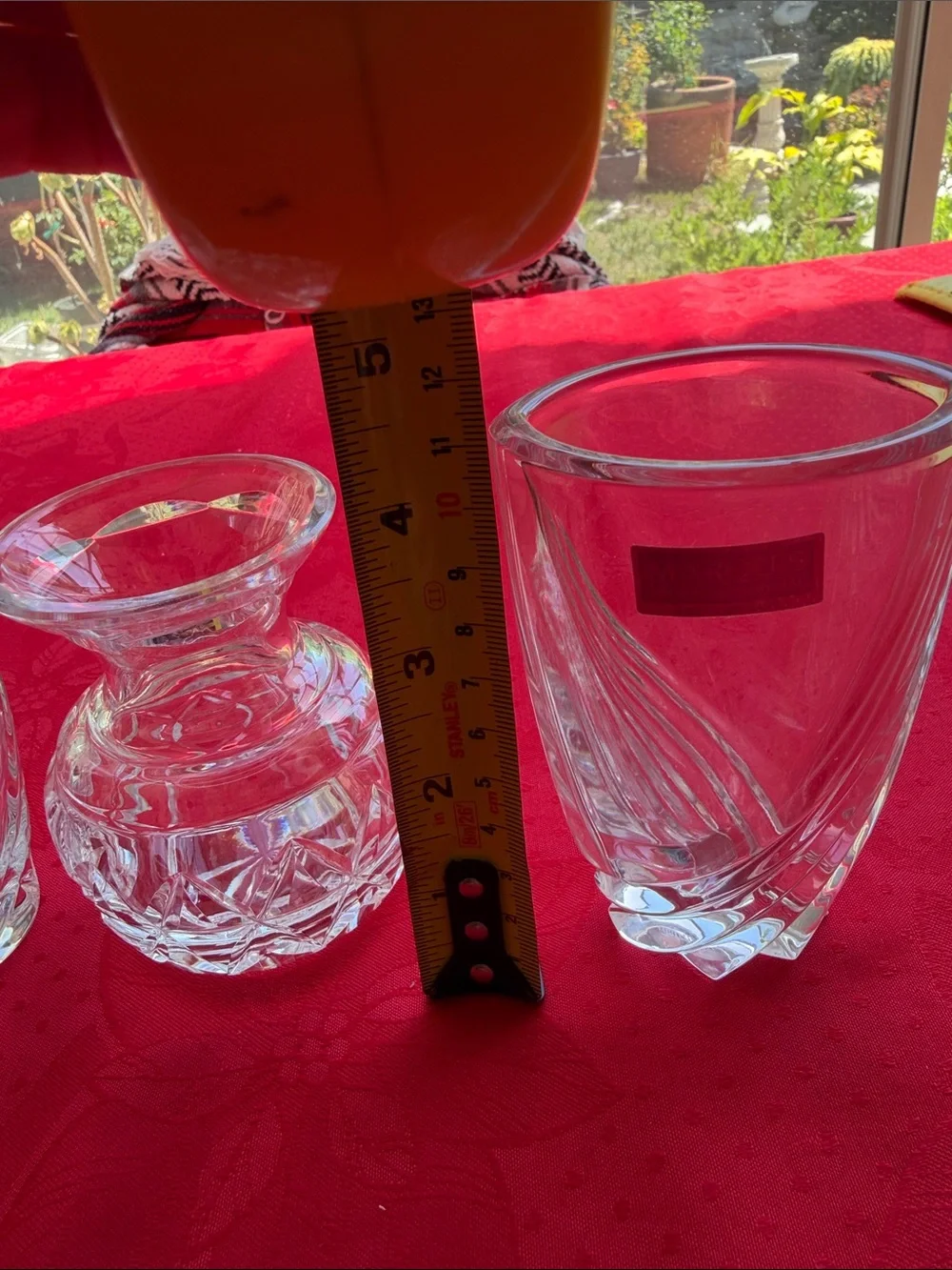 Set of 4 vintage Waterford small vases